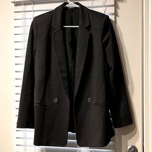 Express One Button Boyfriend Blazer